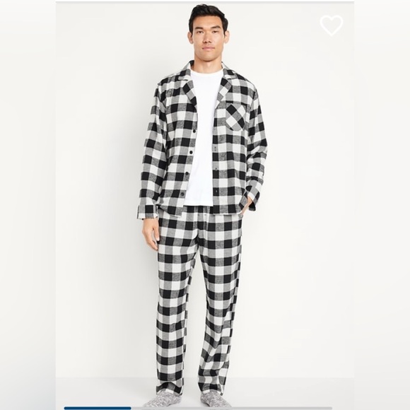 NEW Men’s 2 Piece Flannel Pajama Set - Picture 1 of 5
